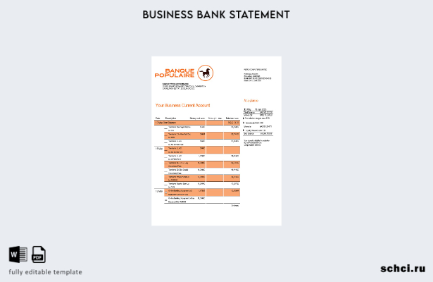 цифровая загрузка бизнес отчета Banque Populaire du Maroc в формате Word и PDF ш